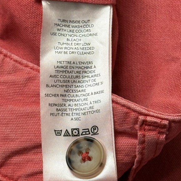 Pilcro Women's 27 Wide Leg Cropped Pants High Rise Stretch Boho Spring - Picture 13 of 14